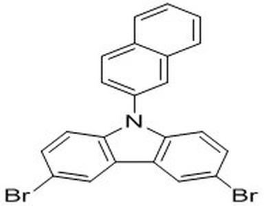 3,6-Dibróm-9-(naftalén-2-yl)-9H-karbazol CAS: 1221237-83-7